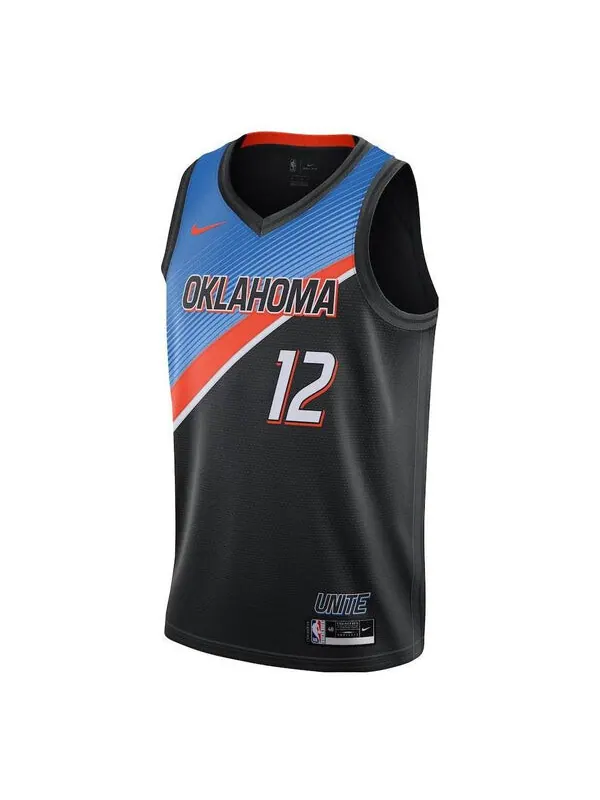 Майка Nike x NBA Oklahoma City Thunder City Edition Jersey 'Steven Adams 12' — изображение 1 из 2, мульти