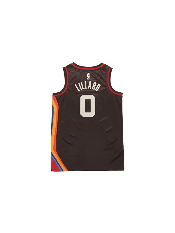 Майка Men's Nike SW Fan Edition 20-21 City Limited NBA Portland Trail Blazers . Lillard No. 0 — изображение 2 из 2