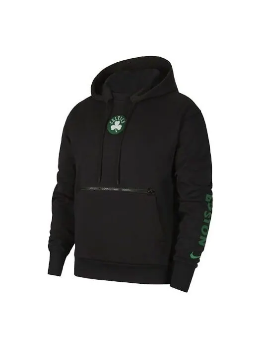 Толстовка Nike NBA Courtside Boston Celtics Casual Sports Pullover Black — изображение 1 из 4, черный