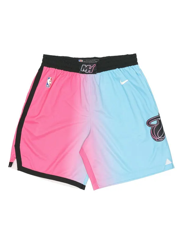 Шорты nba swingman шорты city edition miami heat colorblock sports баскетбол фиолетовый purplered Nike — изображение 1 из 4