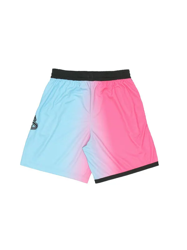 Шорты nba swingman шорты city edition miami heat colorblock sports баскетбол фиолетовый purplered Nike — изображение 2 из 4