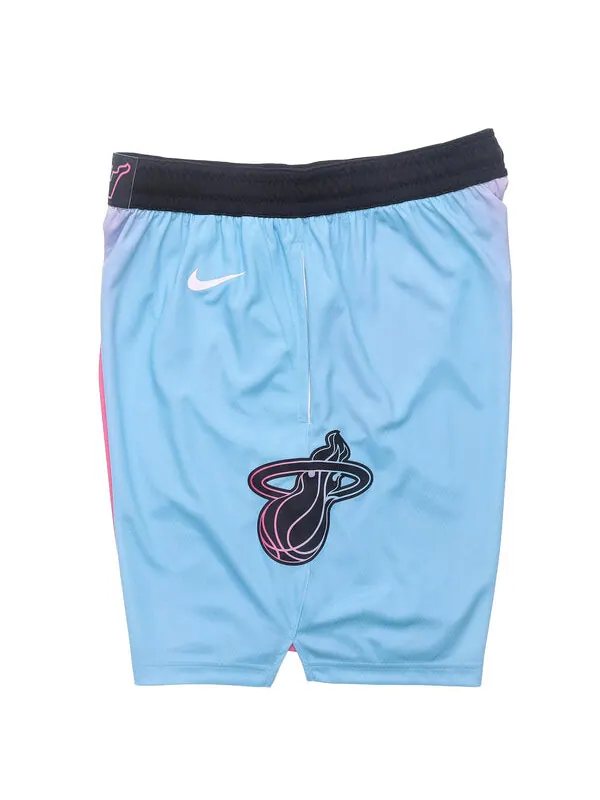 Шорты nba swingman шорты city edition miami heat colorblock sports баскетбол фиолетовый purplered Nike — изображение 3 из 4