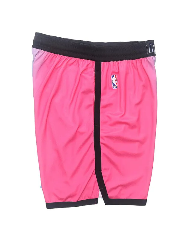 Шорты nba swingman шорты city edition miami heat colorblock sports баскетбол фиолетовый purplered Nike — изображение 4 из 4