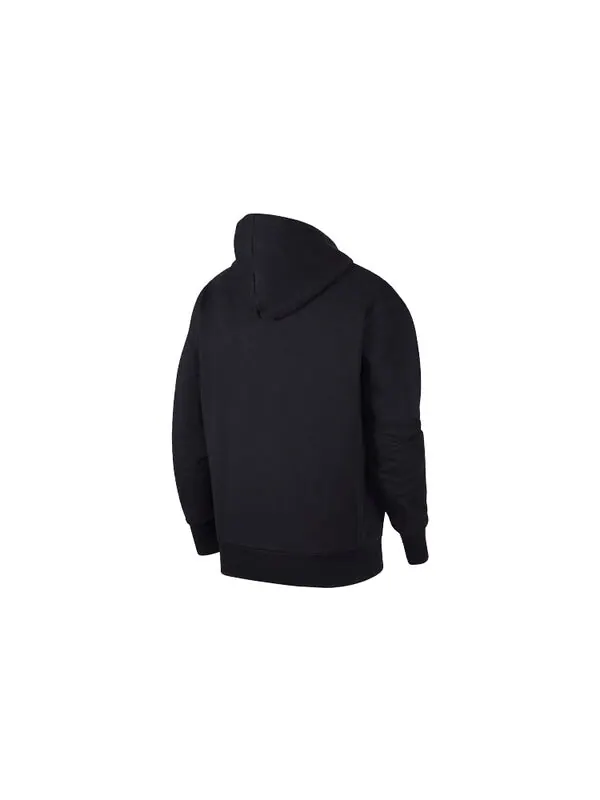 Толстовка Nike NBA City Edition Logo Fleece Casual Sports Pullover Los Angeles Lakers Black — изображение 2 из 3, черный