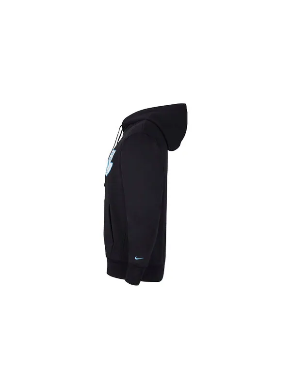 Толстовка Nike NBA City Edition Logo Fleece Casual Sports Pullover Los Angeles Lakers Black — изображение 3 из 3, черный