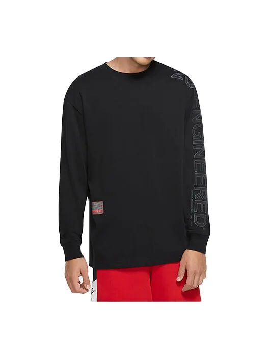 Толстовка Air Jordan 23 Engineered Training Sports Long Sleeves T-shirt Black — изображение 1 из 3, черный