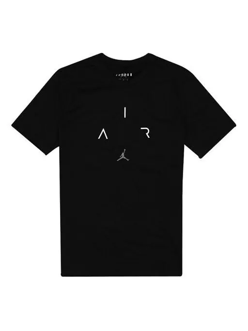 Футболка Air Jordan Dri-Fit Air Printing Pattern Short Sleeve Black — изображение 1 из 3, черный
