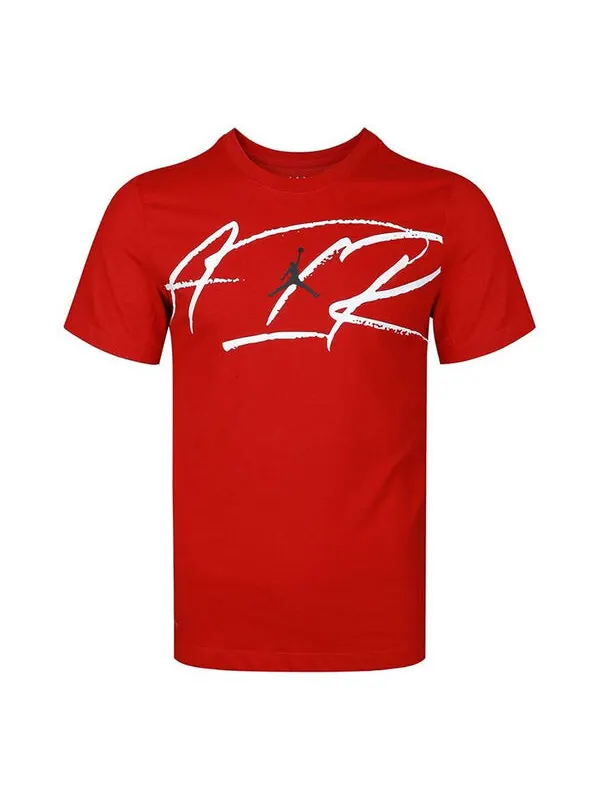 Футболка air script basketball с коротким рукавом красные Air Jordan — изображение 1 из 3, красный