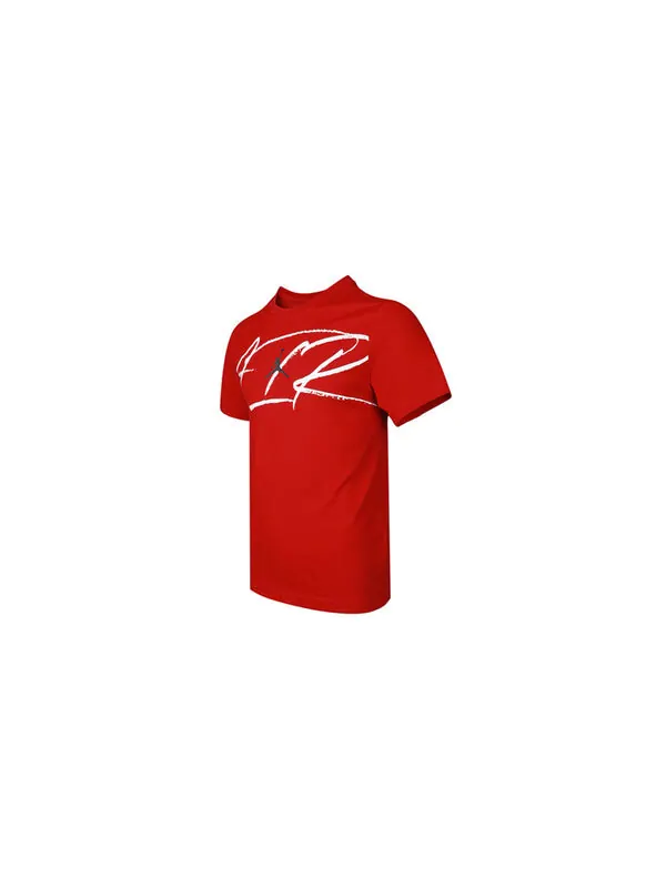 Футболка air script basketball с коротким рукавом красные Air Jordan — изображение 2 из 3, красный