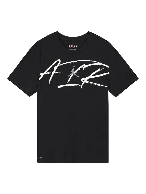 Футболка air script basketball с коротким рукавом Air Jordan — изображение 1 из 2, черный
