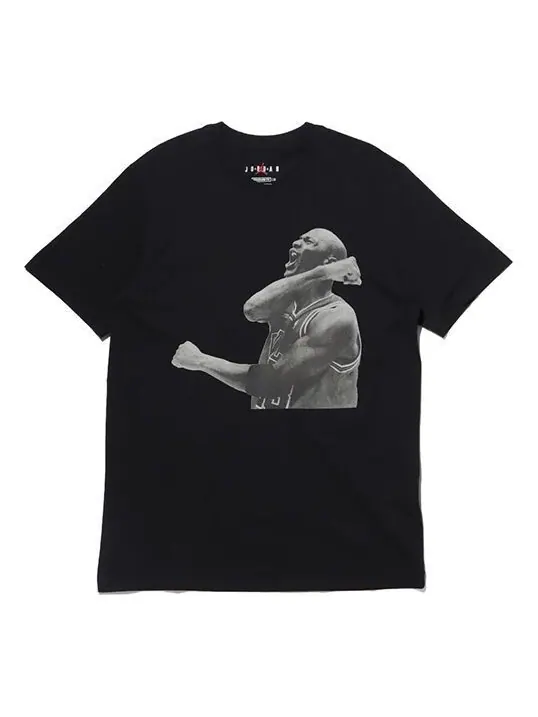 Футболка Air Jordan Breathable Round Neck Short Sleeve Black — изображение 1 из 4, черный