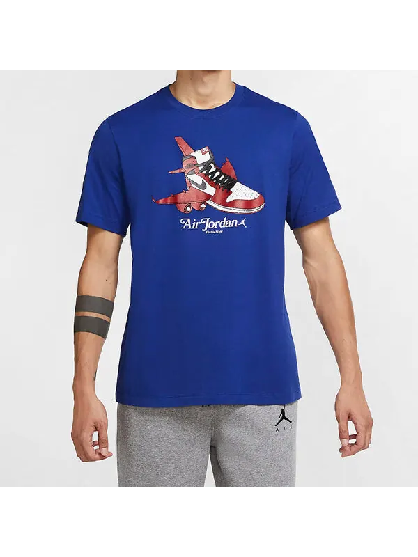 Футболка Air Jordan — изображение 2 из 3, синий