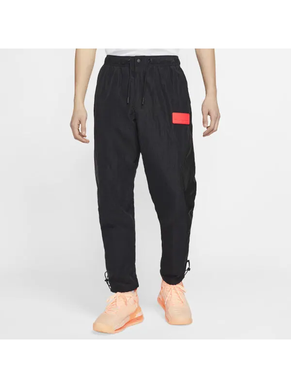 Спортивные штаны Air Jordan 23 MENS Engineered Zipper Ankle Banded Sport Tat Pant Black — изображение 4 из 4, черный