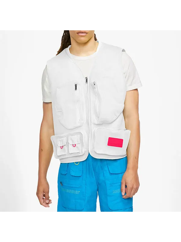 Жилет men's 23 spacer mesh vest white Air Jordan — изображение 4 из 4, белый