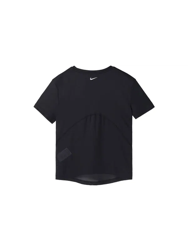 Футболка round neck short sleeve running black Nike — изображение 2 из 4, черный