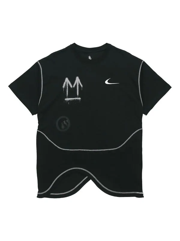 Футболка x off-white nrg ru t-shirt 'black' Nike — изображение 1 из 4, черный