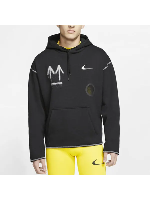 Толстовка x off-white hoodie 'black' Nike — изображение 4 из 4, черный
