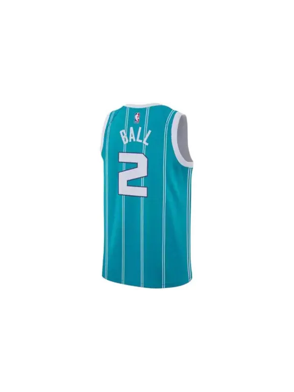 Майка Air Jordan Lamelo Ball Hornets Icon Edition 2022 Swingman NBA Jersey 'Lamelo Ball Rapid Teal' — изображение 2 из 3