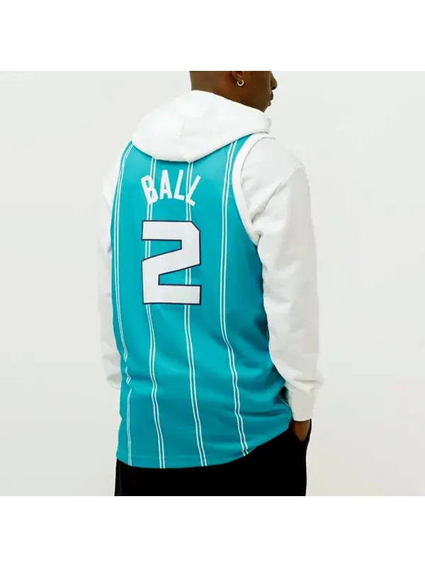 Майка Air Jordan Lamelo Ball Hornets Icon Edition 2022 Swingman NBA Jersey 'Lamelo Ball Rapid Teal' — изображение 3 из 3