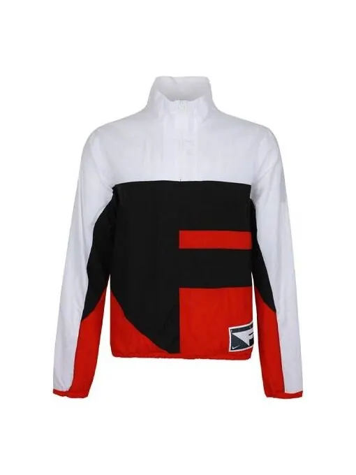 Куртка Nike As Men's Nk Flight Jacket Hooded Stitching Jacket Black/Red — изображение 1 из 4, черный