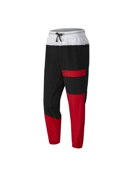 Брюки flight as men's nk flight pant stitching basketbal lsports long pants black/red Nike — изображение 1 из 2, черный