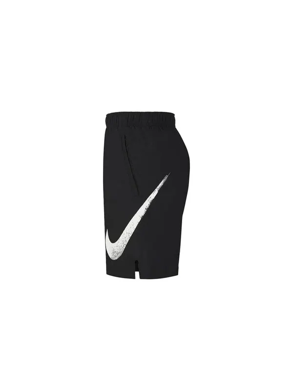 Шорты men's large swoosh sports black shorts Nike — изображение 3 из 4, черный
