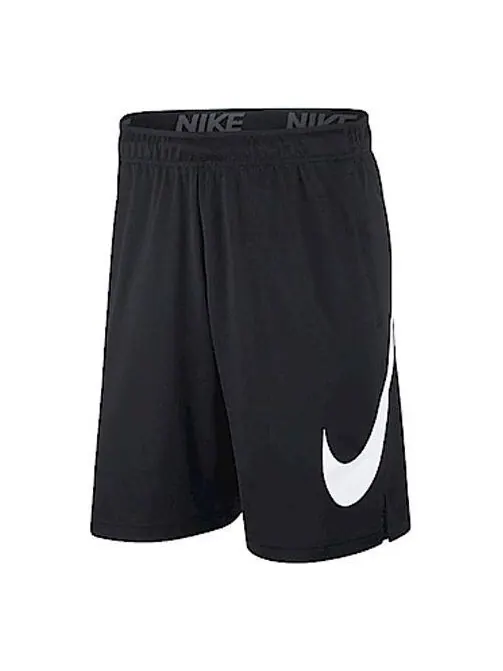 Шорты large swoosh logo training shorts black Nike — изображение 1 из 4, черный