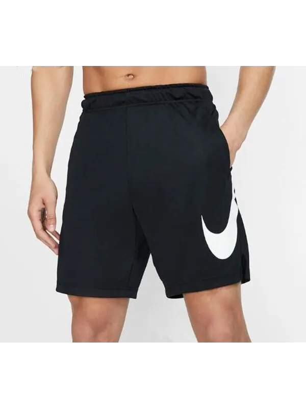 Шорты large swoosh logo training shorts black Nike — изображение 2 из 4, черный