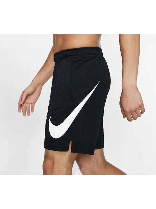 Шорты large swoosh logo training shorts black Nike — изображение 4 из 4, черный