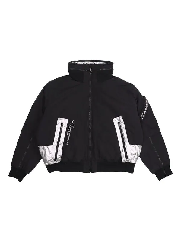 Пуховик Air Jordan 23 Engineered MA-1 protection against cold Stay Warm Loose Down Jacket Black — изображение 1 из 4, черный