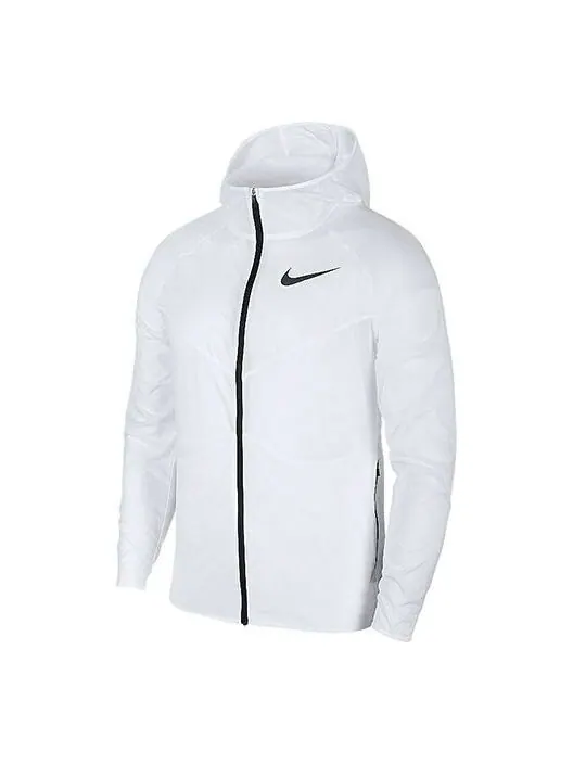 Куртка Nike Windrunner Casual Sports Thin and light Breathable Jacket White — изображение 1 из 4, белый