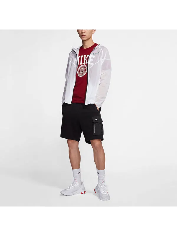 Куртка Nike Windrunner Casual Sports Thin and light Breathable Jacket White — изображение 2 из 4, белый