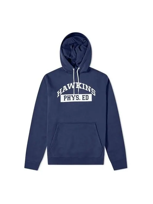 Толстовка x stranger things hoody crossover us edition navy blue Nike — изображение 1 из 1, синий