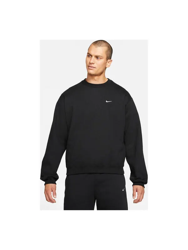 Толстовка Nike Lab Nrg Fleece Crew Round Neck Pullover 'Black' — изображение 3 из 4, черный/мульти