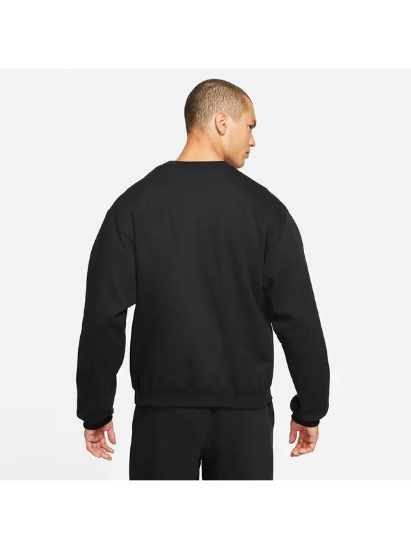 Толстовка Nike Lab Nrg Fleece Crew Round Neck Pullover 'Black' — изображение 4 из 4, черный/мульти