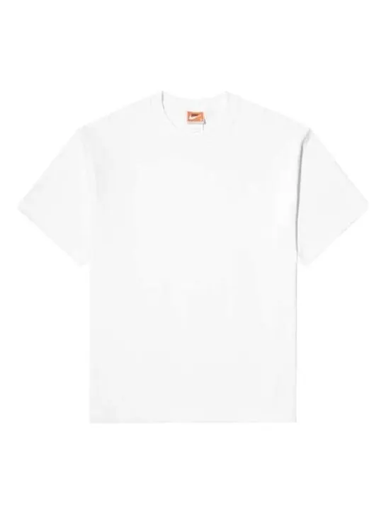Футболка Men's Nike Solid Color Sports Round Neck Short Sleeve White T-Shirt — изображение 1 из 4, мульти