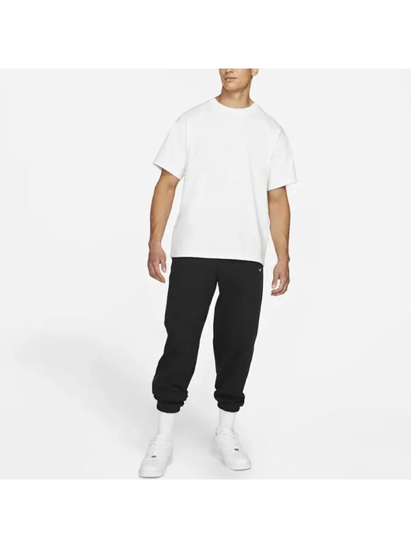 Футболка Men's Nike Solid Color Sports Round Neck Short Sleeve White T-Shirt — изображение 2 из 4, мульти