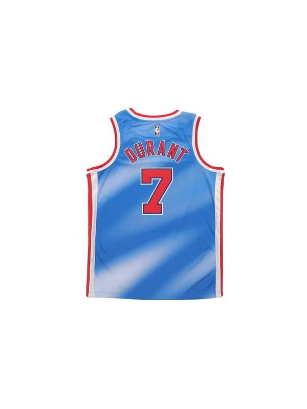 Спортивная футболка men's dri-fit retro 19-20 season brooklyn nets durant no. 7 blue jersey Nike — изображение 2 из 2, синий