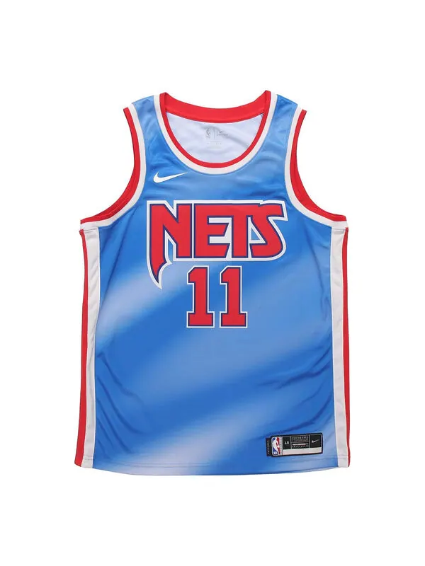 Майка Nike NBA Kyrie Irving Brooklyn Nets HWC Edition Basketball Jersey For Men Blue — изображение 1 из 4, синий