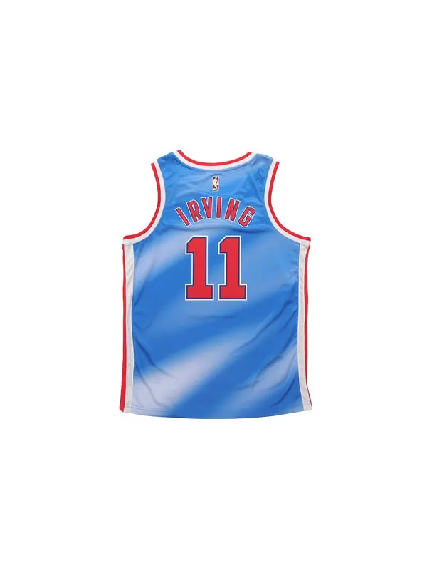 Майка Nike NBA Kyrie Irving Brooklyn Nets HWC Edition Basketball Jersey For Men Blue — изображение 2 из 4, синий