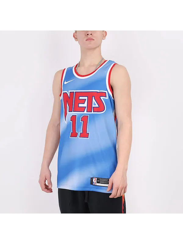 Майка Nike NBA Kyrie Irving Brooklyn Nets HWC Edition Basketball Jersey For Men Blue — изображение 4 из 4, синий