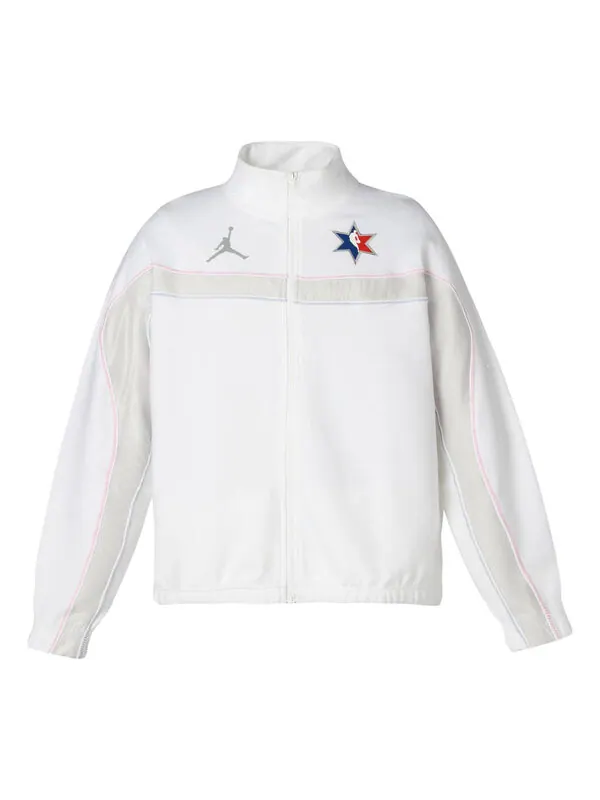Куртка Nike NBA All-Star Edition Jersey SW Fan Edition 2020 Chicago Basketball Jacket White — изображение 1 из 4, белый