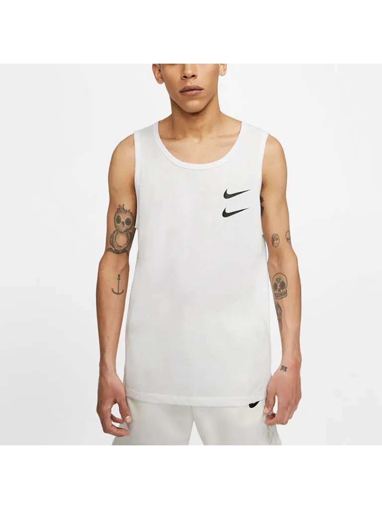 Жилет Nike Swoosh Casual Sports Printing Breathable Vest White — изображение 5 из 5, белый