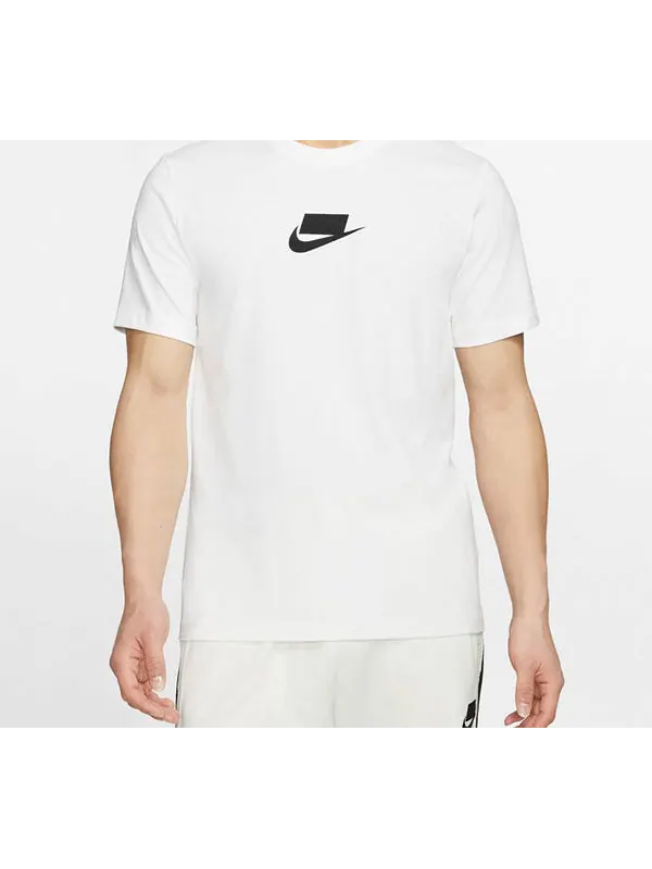 Футболка спортивная nsw печать короткий рукав Nike — изображение 3 из 4, белый