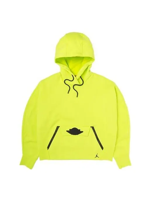 Толстовка с капюшоном как j флис Air Jordan — изображение 1 из 3, зеленый
