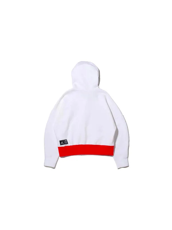 Толстовка (WMNS) Air Jordan Brand AS W J PSG FLC Paris Saint-Germain Knit White — изображение 2 из 4, белый