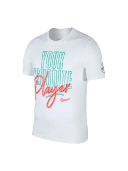 Футболка dri-fit coast 2 coast basketball white Nike — изображение 1 из 1, белый