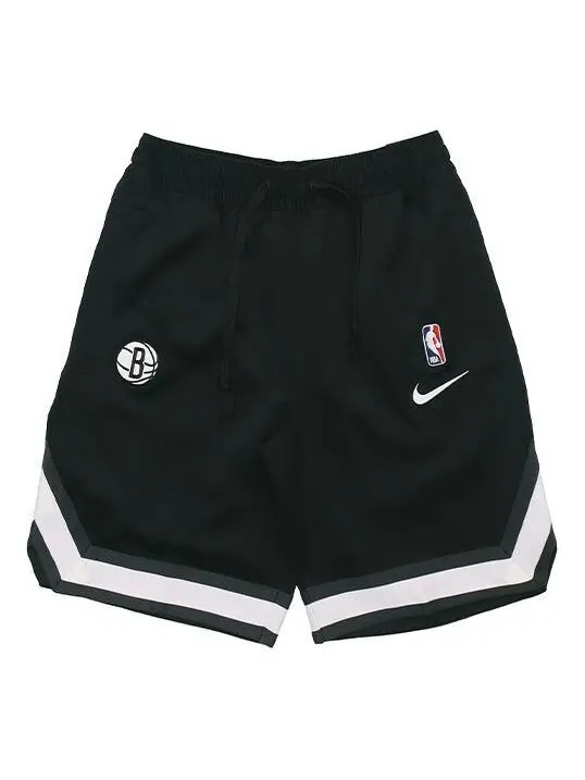 Шорты therma flex nba brooklyn nets баскетбольные шорты мужские Nike — изображение 1 из 2, черный