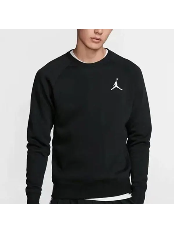 Толстовка Air Jordan Classic Casual Sweatshirt Men Black — изображение 3 из 4, черный
