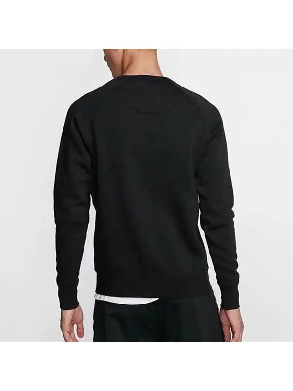 Толстовка Air Jordan Classic Casual Sweatshirt Men Black — изображение 4 из 4, черный